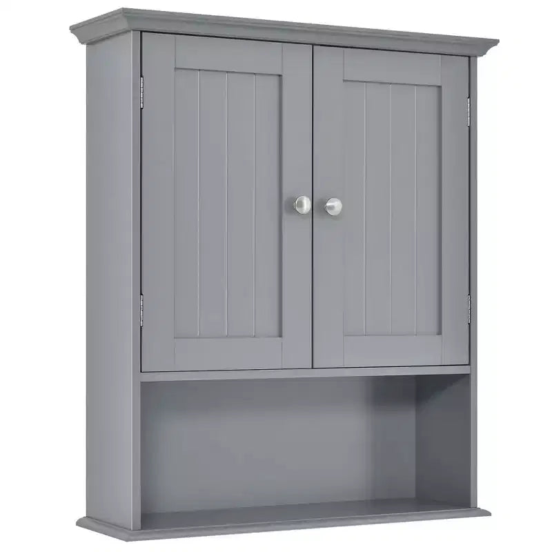 Armoire de rangement murale pour salle de bain Armoire à pharmacie Noir/Marron/Gris/Blanc