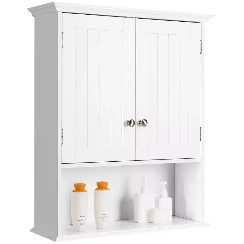 Armoire de rangement murale pour salle de bain Armoire à pharmacie Noir/Marron/Gris/Blanc