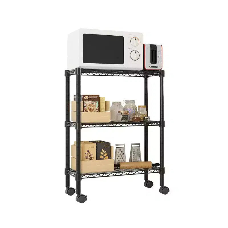 Étagère de rangement métallique de 60 cm de large