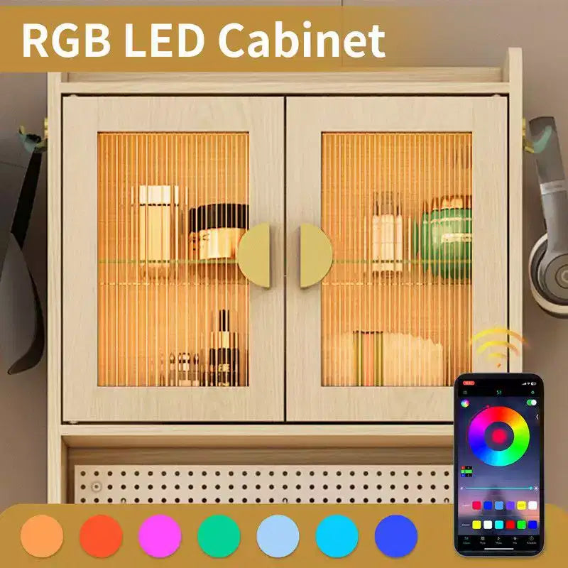 Coiffeuse avec lumières LED et prises de courant