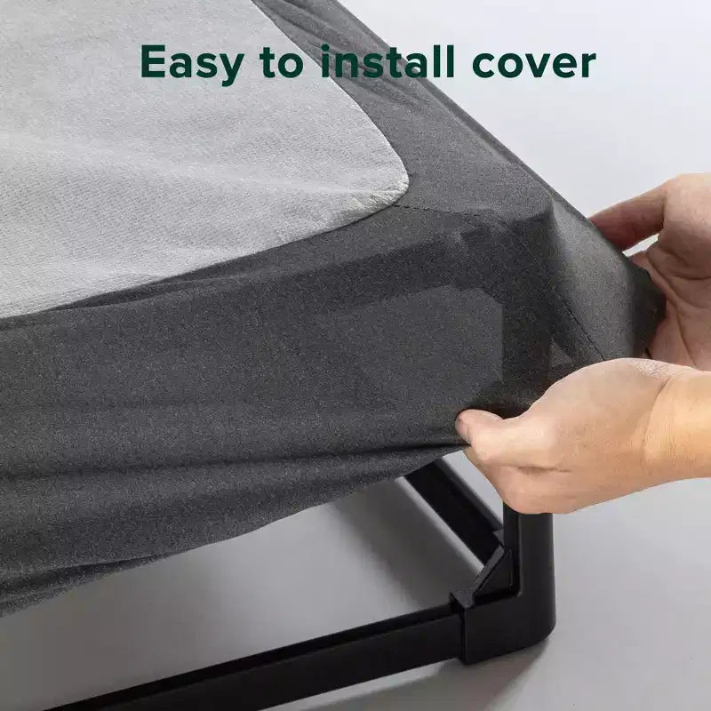 Sommier Tapissier Intelligent 9 Pouces Twin (TM), Assemblage Rapide, Cadre Métallique Durable, Gris