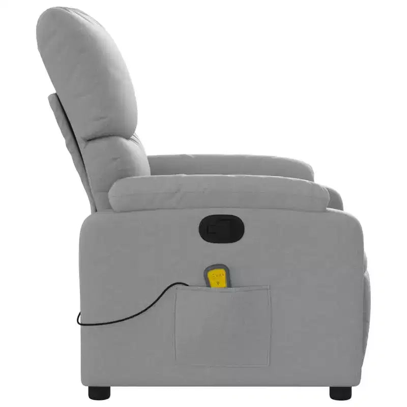 Fauteuil de massage inclinable en polyester, métal, contreplaqué Simple