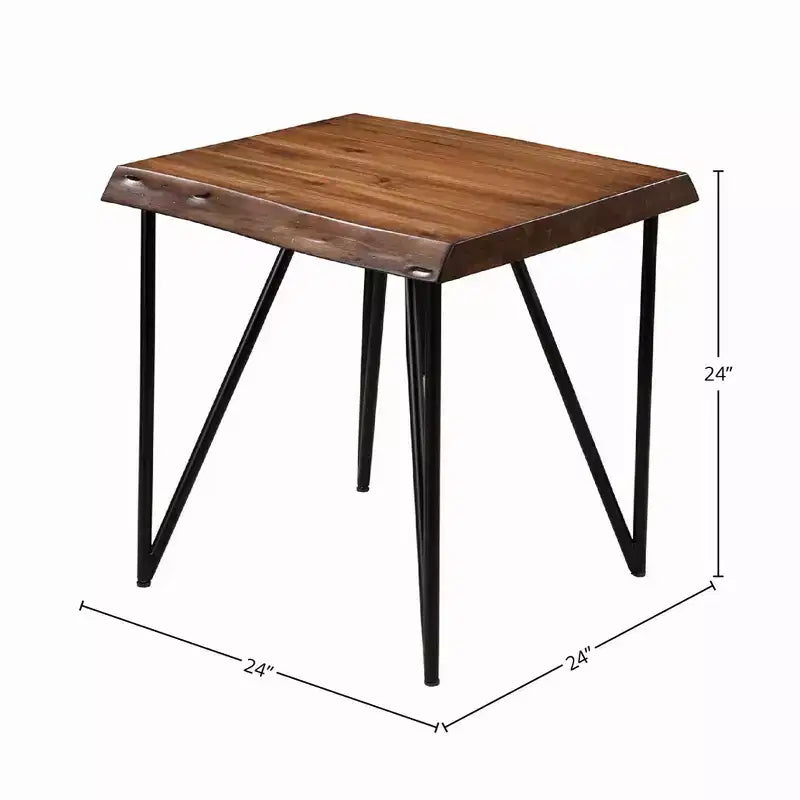 Table d'appoint, Noyer clair