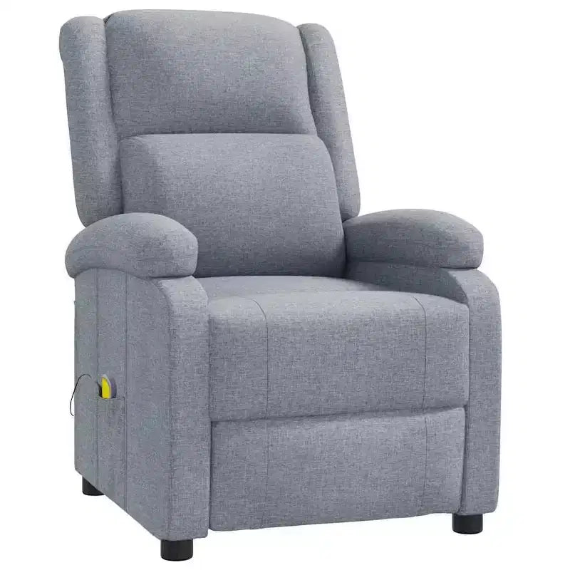 Fauteuil de massage Crème Tissu en polyester et métal Moyen