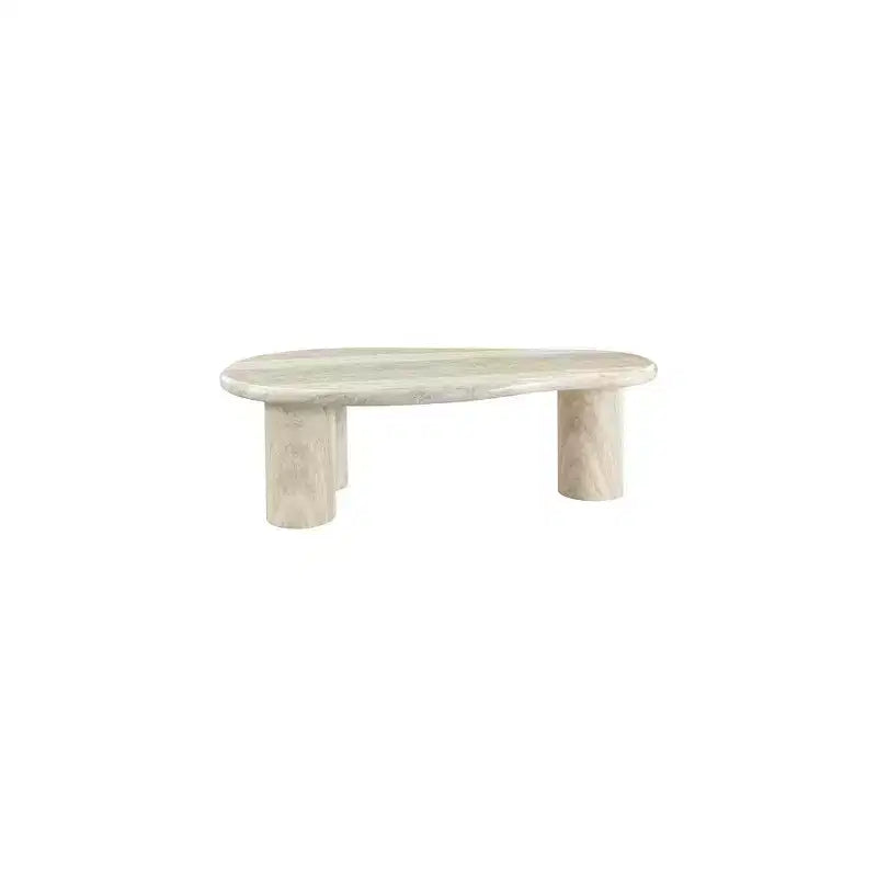 Table basse en béton finition travertin Travertin de Sassari