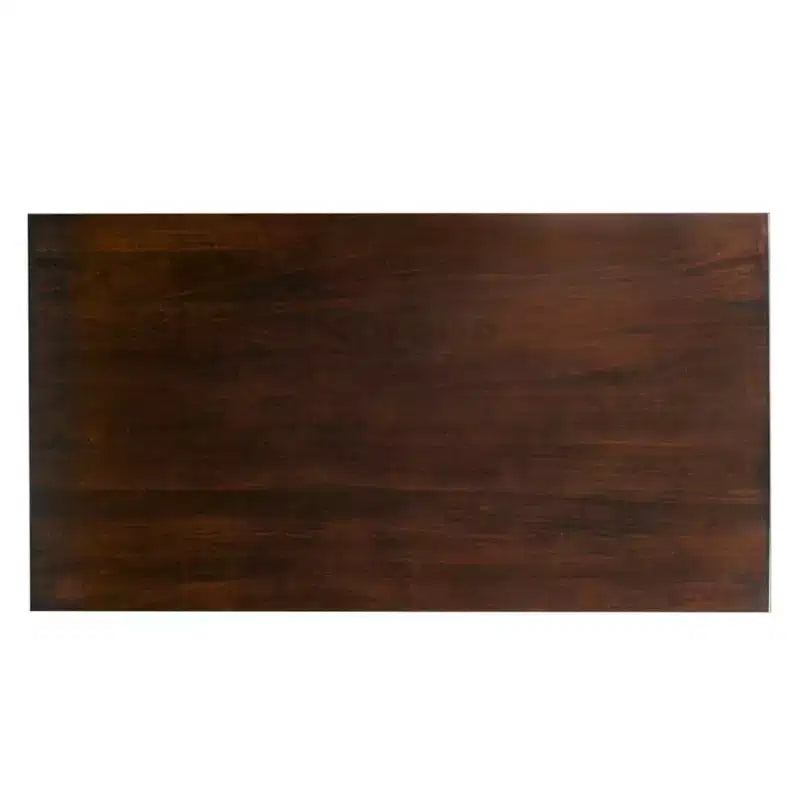 Table basse pour condo/appartement, fini cerisier chocolat -