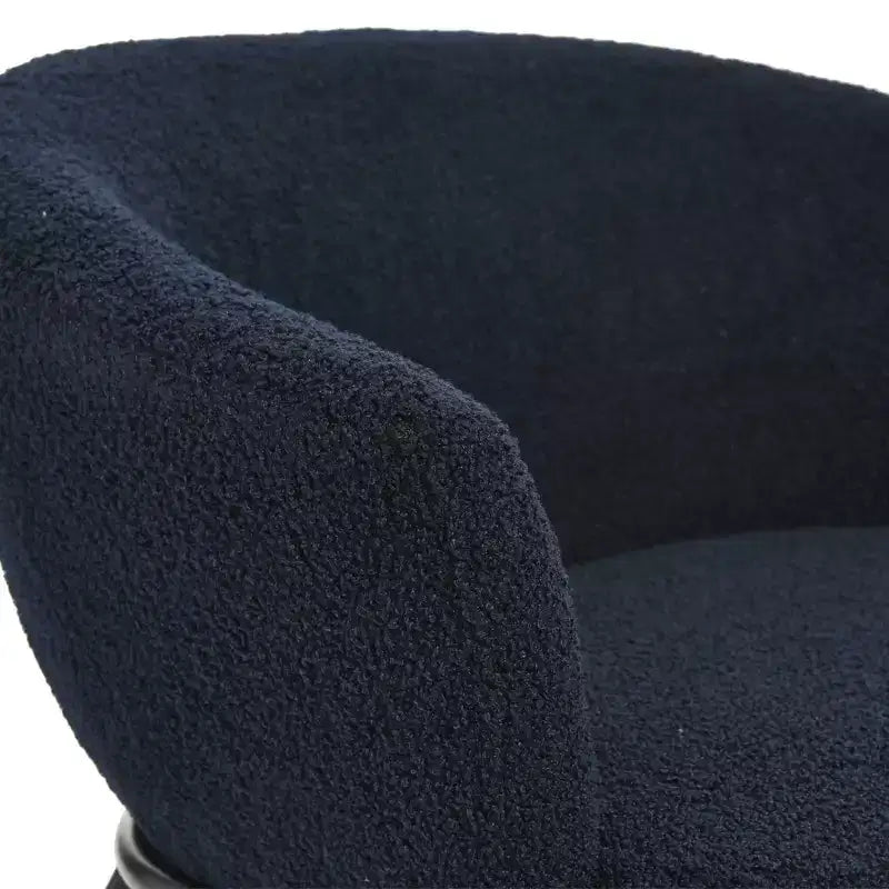 Fauteuil d'appoint rembourré en bouclette Bowery